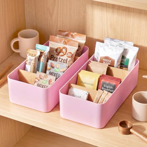 2 Pack Seasoning Packet Organizer Spice Storage Organizer, Pink