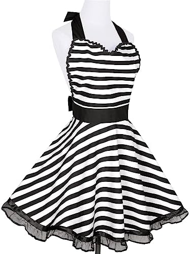 Violet Mist Lovely Sweetheart Apron for Women Handmade Retro Cute Aprons