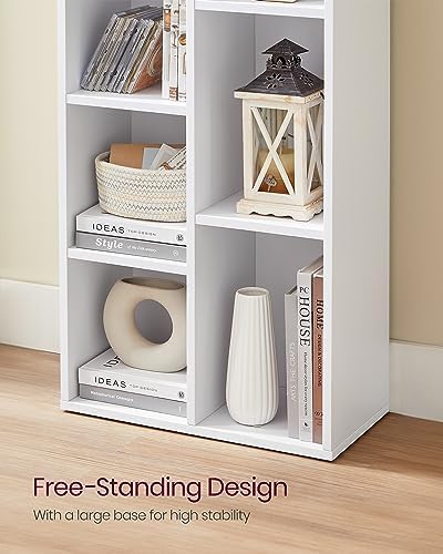 VASAGLE Set of 2 Bookshelves, 5 Cubes, 19.7 x 9.4 x 41.7 Inches