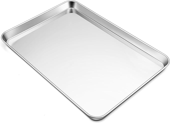 TeamFar Stainless Steel Baking Sheet, 20’’ x 14’’ Large Baking Sheet Pan by TeamFar