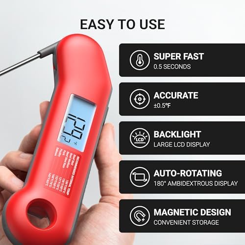 ThermoMaven 0.5 Sec Professional Meat Thermometer Digital, ±0.5°F Accuracy