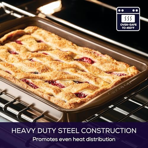 Circulon Symmetry Nonstick Rectangular Cake Pan - Chocolate - 9" x 13"