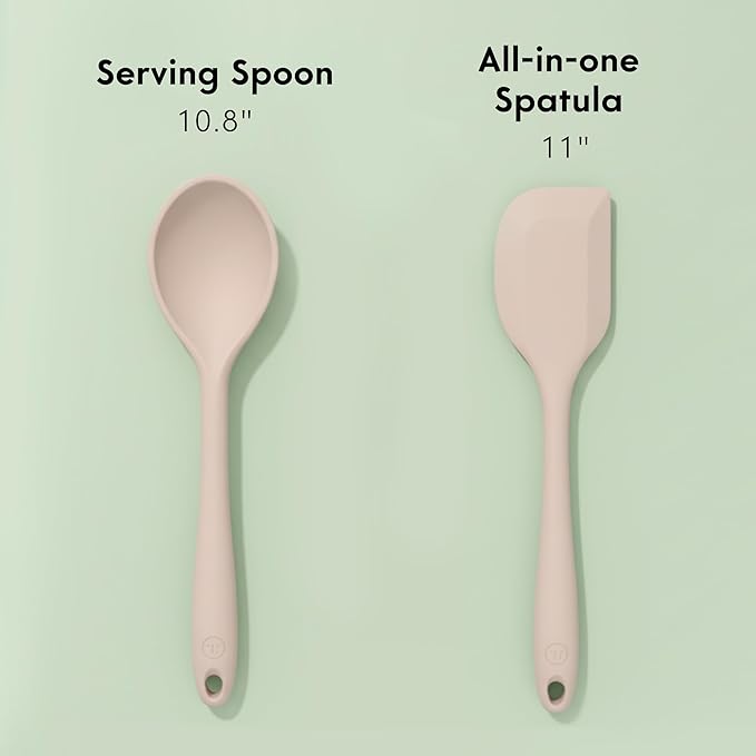 Non-Toxic Platinum Silicone Kitchen Utensil Set of 2 – Non-Scratch Cooking - Image 7