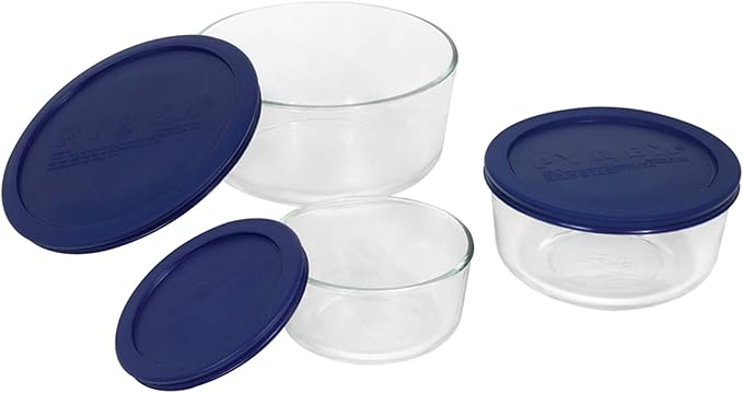 Pyrex Simply Store Glass Food Storage Containers Set, Meal Prep Containers - Image 3