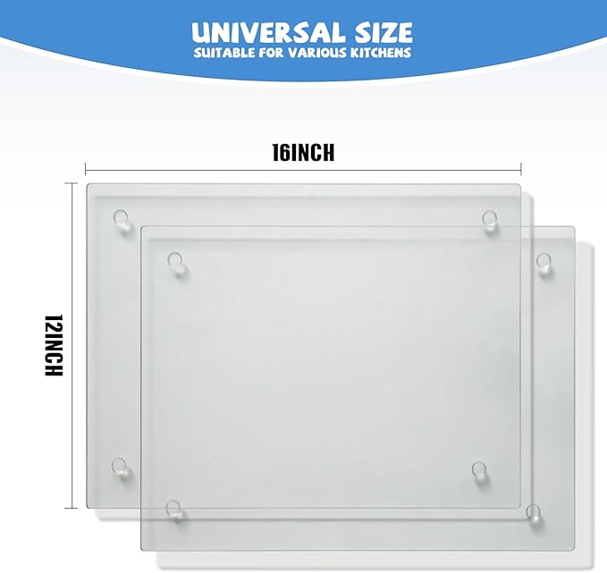 Mymonfif Tempered Glass Cutting Board - Image 2