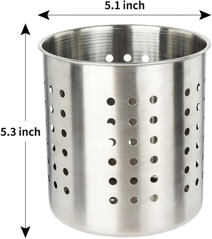 Saiveina Stainless Steel Utensil Holder Kitchen Holder Restaurant Cooking - Image 3