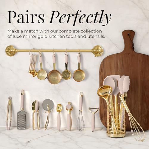 Styled Settings Gold Measuring Cups and Spoons Set, 8-Piece