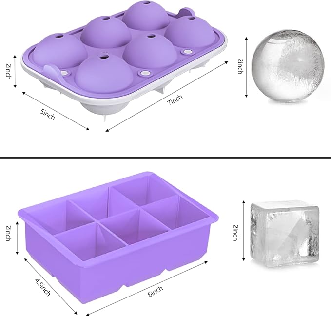 ROTTAY Ice Cube Trays, Sphere Ice Ball Maker - Image 5