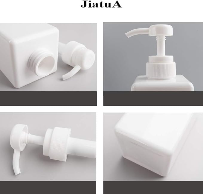 Pump Bottle, Refillable Plastic Empty Lotion Soap Dispenser Liquid Container - Image 6
