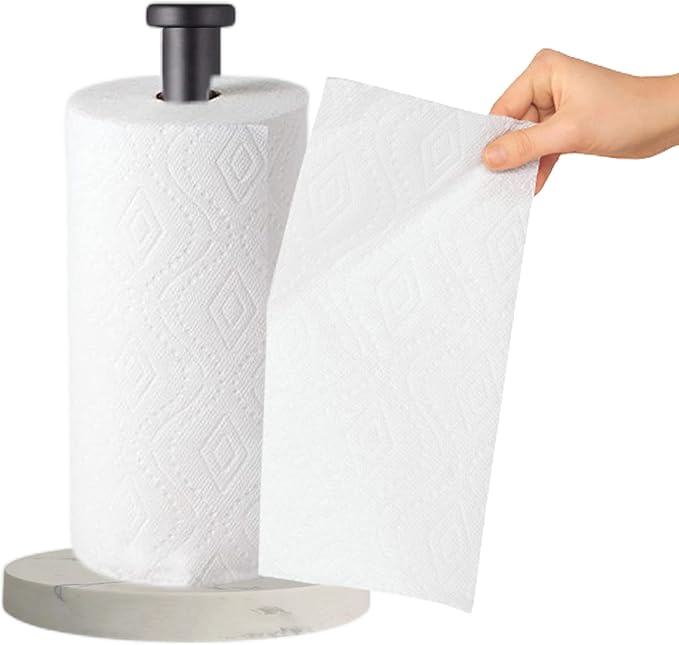 Paper Towel Holder Countertop, Standing Paper Towel Roll Holder - Image 3
