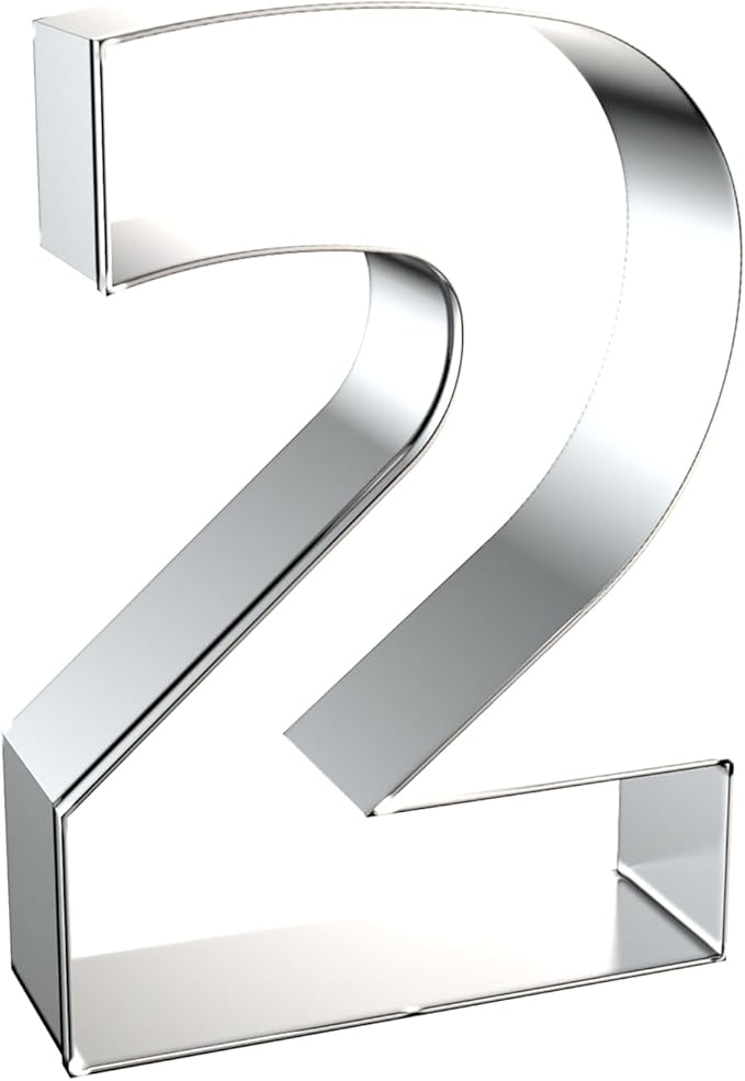 4 Inch Number Cookie Cutter Set - Image 4