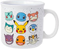 Silver Buffalo Pokémon Bulbasaur Squirtle, Ceramic Camper Mug, 20oz