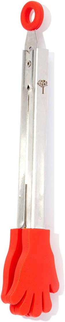 Kitchen Innovations J130DISP 7" Silicone Handy Tong - Image 3