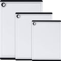 Kikcoin Plastic Cutting Boards for Kitchen, 3-Piece Large Cutting Board Set by Kikcoin