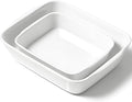 HOMBENE Casserole Dish Set for 2, Ceramic Baking Pan, Ceramic Baking Dish by HOMBENE