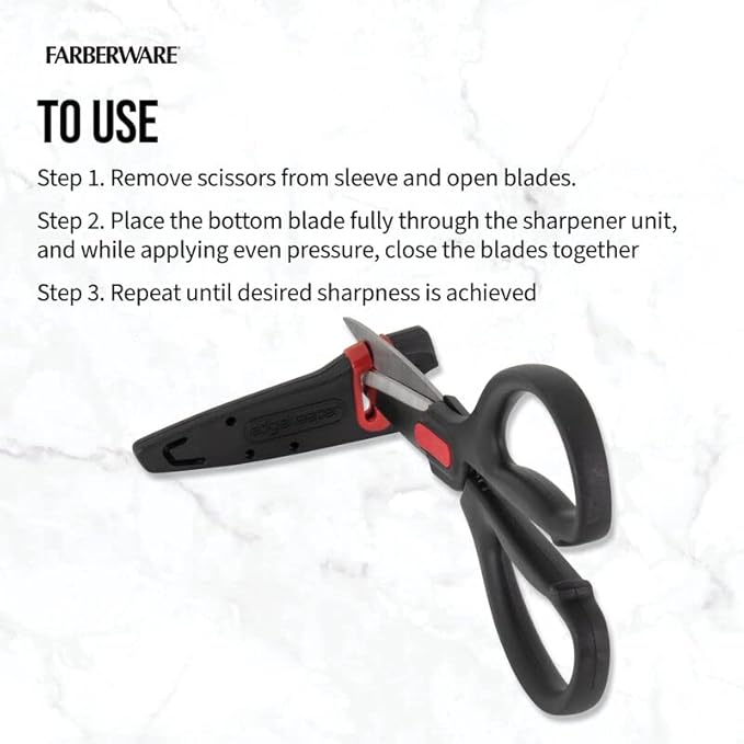 Farberware Self-Sharpening Stainless Steel All-Purpose Shears - Image 6