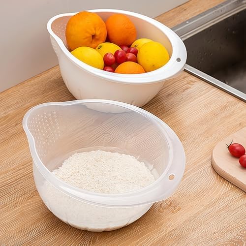 Japanese Rice Strainer Quinoa Washing Bowl Small Grains Washer Cleaner