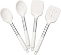 E-far Cooking Utensils Set of 4, Silicone Kitchen Utensils by E-far