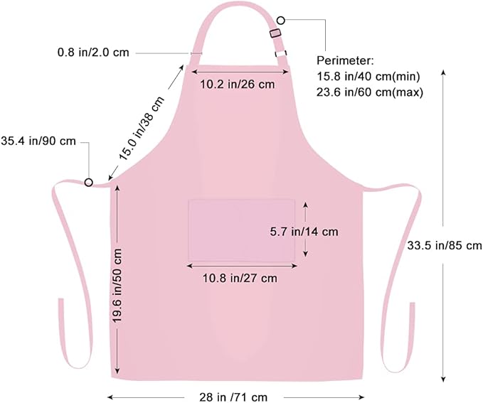 Jubatus 12 Pack 100% Cotton Aprons Bulk - Image 6