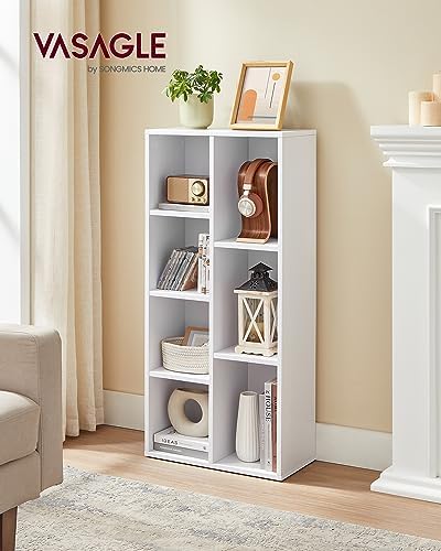 VASAGLE Set of 2 Bookshelves, 5 Cubes, 19.7 x 9.4 x 41.7 Inches
