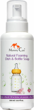 Mommy Care dish soap and natural foaming bottles, pump bottle, milk remover,16.9 fl (Lavender)