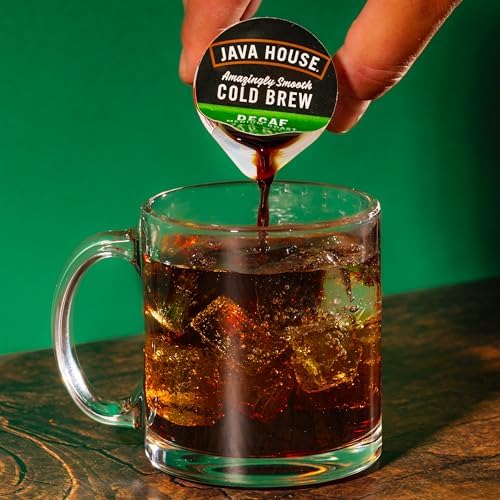 Java House Cold Brew Coffee Concentrate, Decaf, 1.35 Fl Oz
