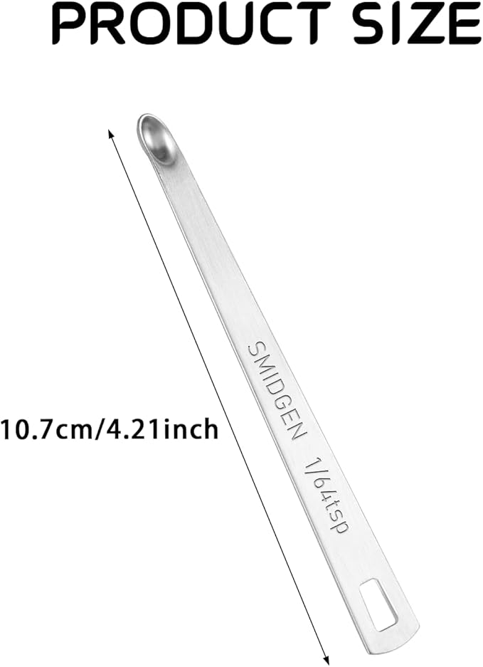 4 PCS 1/64 Teaspoon Single Measuring Spoon, Small Measuring Spoon Only - Image 2