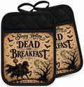 Halloween Headless Horseman Pot Holders for Kitchen 2 Pack Set