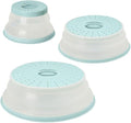 Tovolo 3-Piece Silicone Microwave Splatter Lid Set Blue Haze Small Medium Large by Tovolo