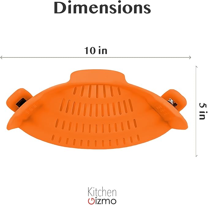 Kitchen Gizmo Snap N Strain Clip On Strainer - Image 3