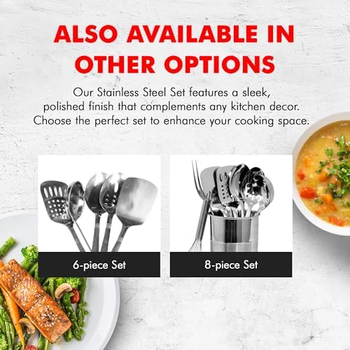 Chef Craft 10230 1-Piece Stainless Steel Solid Spoon,13-Inch