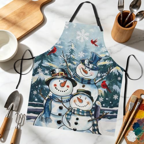 Giwawa Apron Unisex Resistant 33 x 28 inches with 2 Pockets Cooking Kitchen Aprons Suitable for BBQ Grill Drawing Haircut