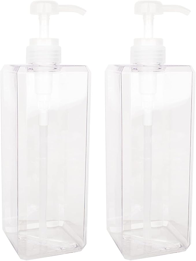 Pump Bottle, Refillable Plastic Empty Lotion Soap Dispenser Liquid Container by JiatuA