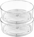 Lazy Susan Organizer, 2pcs 360 Degree Rotating Turntable Organizer