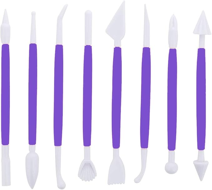 ScivoKaval Marshmallow Fondant Cake Decorating Hand Tool 12 Pcs 5 Sets - Image 2