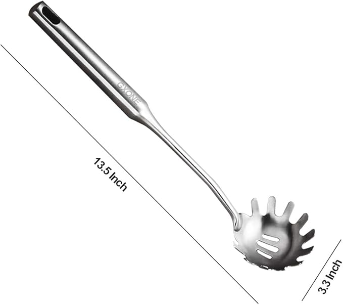 Spaghetti Spoon, 304 Stainless Steel Pasta Spoon - Image 2