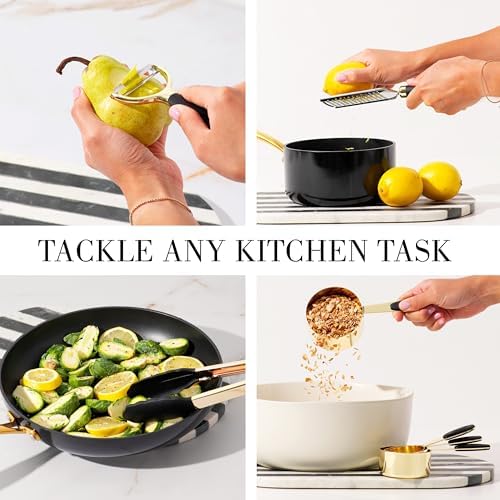 Styled Settings Black and Gold Kitchen Utensils Set, 23-Piece