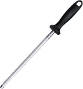 Knife Sharpener Rod, 13 Inch Carbon Steel Honing Steel by FANERFUN