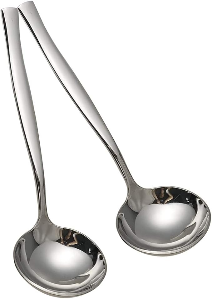 Idotry 2-Piece Stainless Steel Gravy Soup Spoon, Gravy Ladle Soup, Small Ladle - Image 7