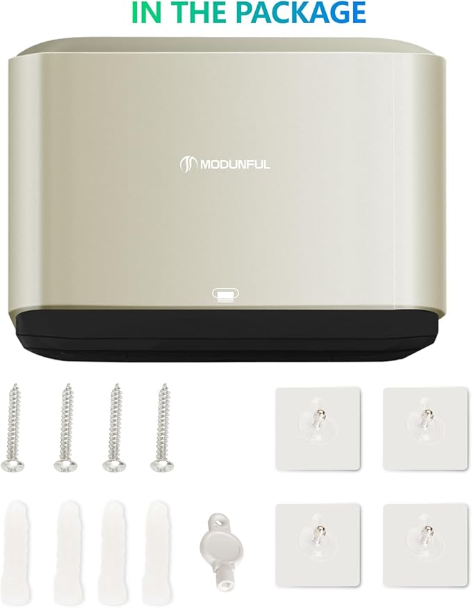 C-Fold Paper Towel Dispenser for Bathroom: Compact 200 Sheets Large Capacity - Image 7