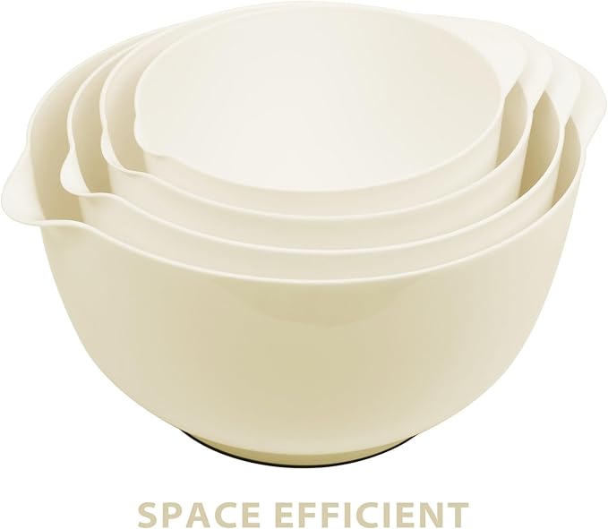 BoxedHome 4 Quart Large Plastic Mixing Bowls, Microwave Safe Mixing Bowl Set - Image 8