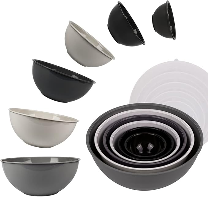 BoxedHome BPA Free Plastic Round Mixing Bowl - Image 4