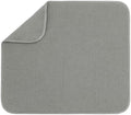 S&T INC. Dish Drying Mat, 16" x 18", Large, Grey