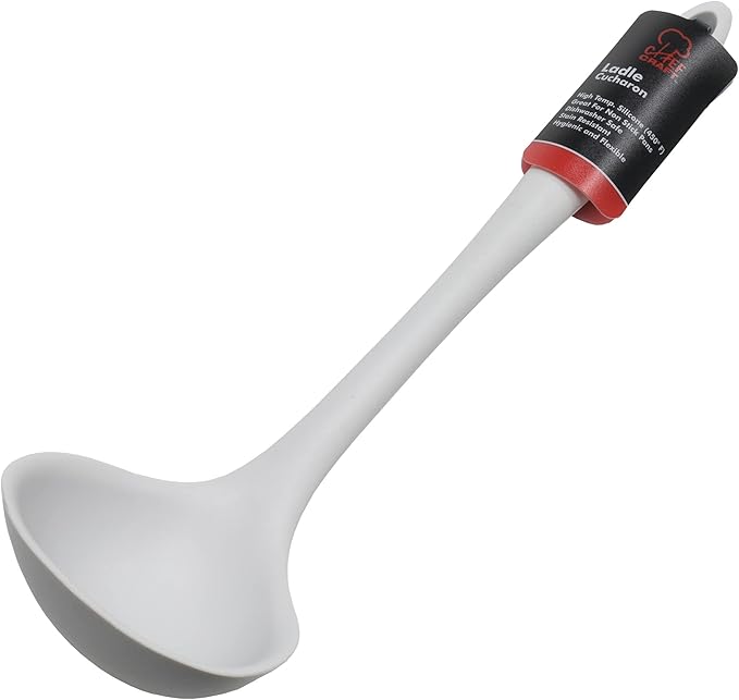 Chef Craft Premium Silicone Cooking Ladle, 11.25 inch - Image 2