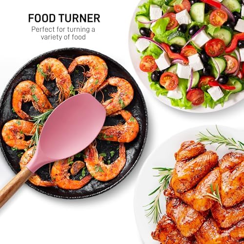 Zulay Kitchen 5 Piece Silicone Utensil Set