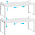 2 Pack Stackable Expandable Shelves by X-cosrack