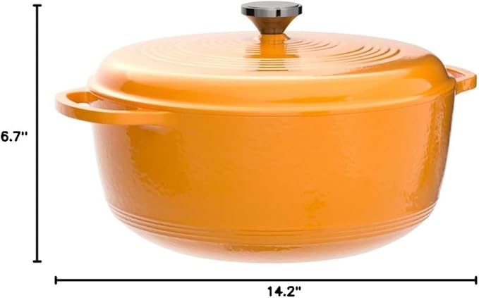 Lodge Essential Enamel Cast Iron Dutch Oven - Image 3