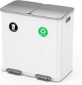 Lovewind Dual Trash and Recycling Bins by LOVEWIND