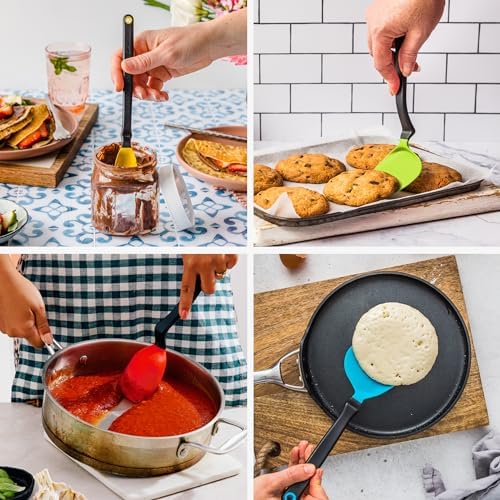 Dreamfarm Set of Essentials Silicone & Nylon Kitchen Utensils 4pc Set