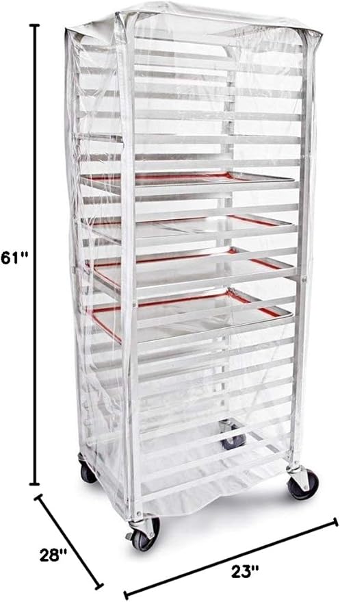 New Star Foodservice 36565 Commercial-Grade Sheet Pan/Bun Pan Rack Cover - Image 6